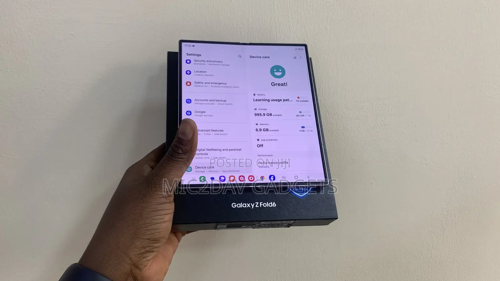 Samsung Galaxy Z Fold6 1 TB Pink