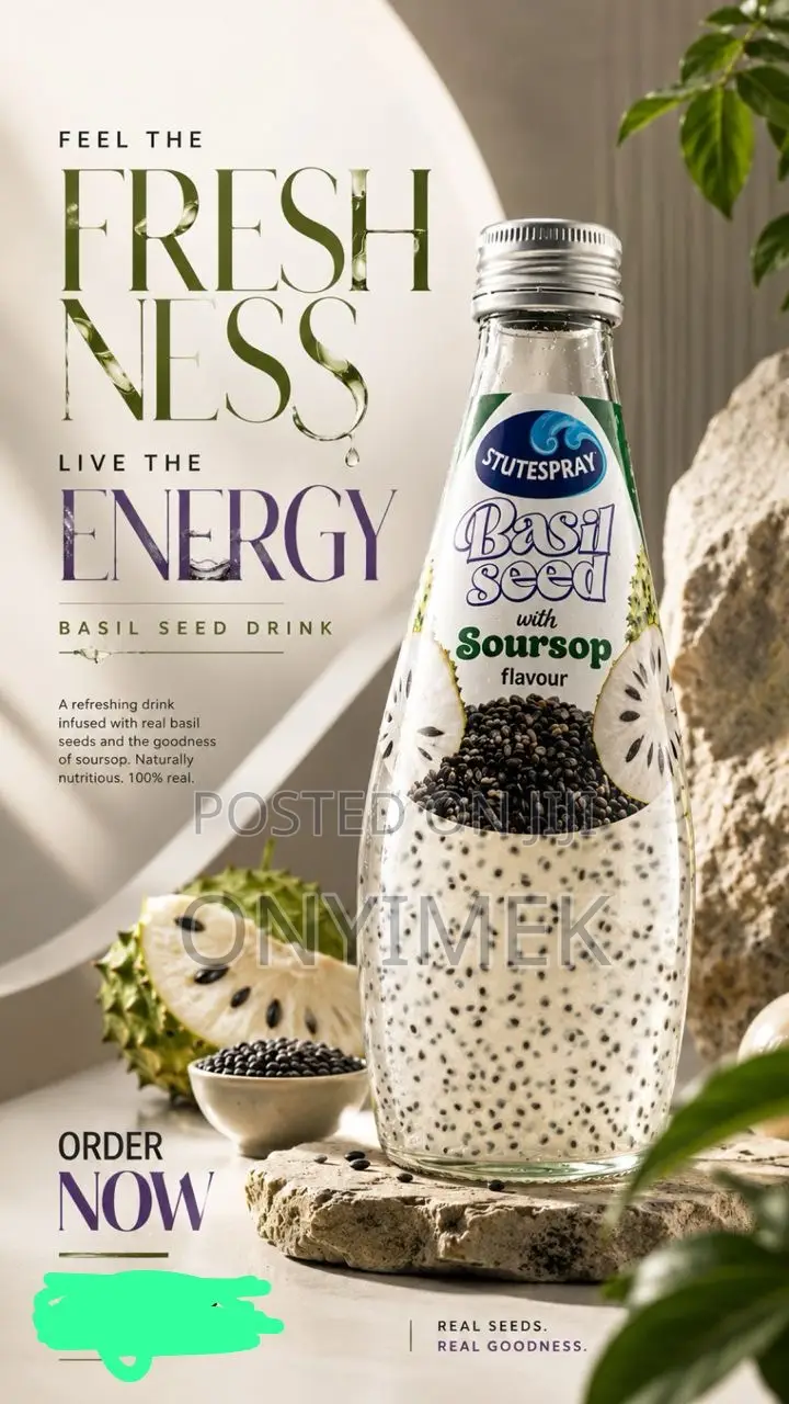 Basil Seed Juice Drink by 24pcs