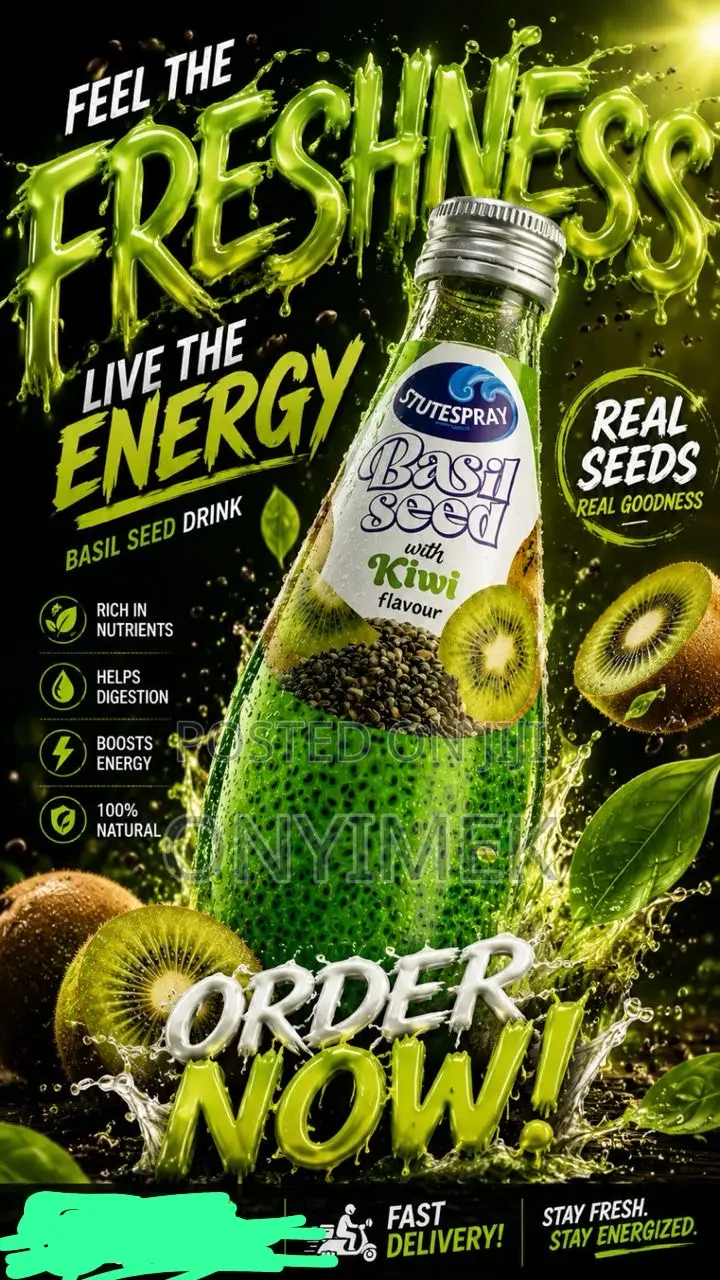 Basil Seed Juice Drink by 24pcs