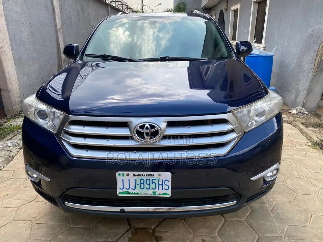 Toyota Highlander Limited 2012 Blue