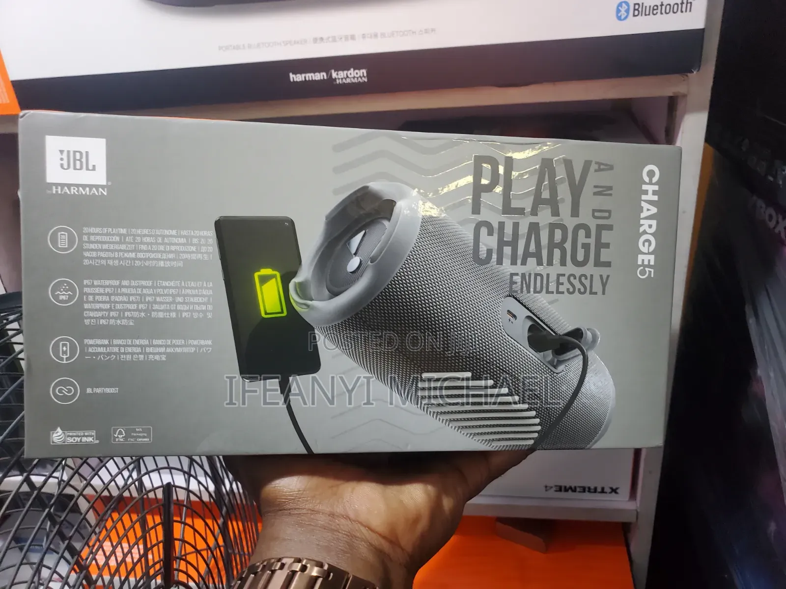 Bluetooth Speaker - Black JBL Charge 5 - Portable Bluetooth Speaker