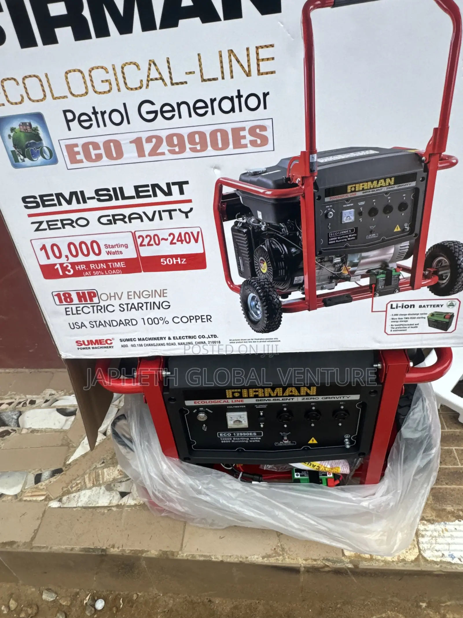 Firman Eco 12990es 10kva Generator – 100% Copper Coil