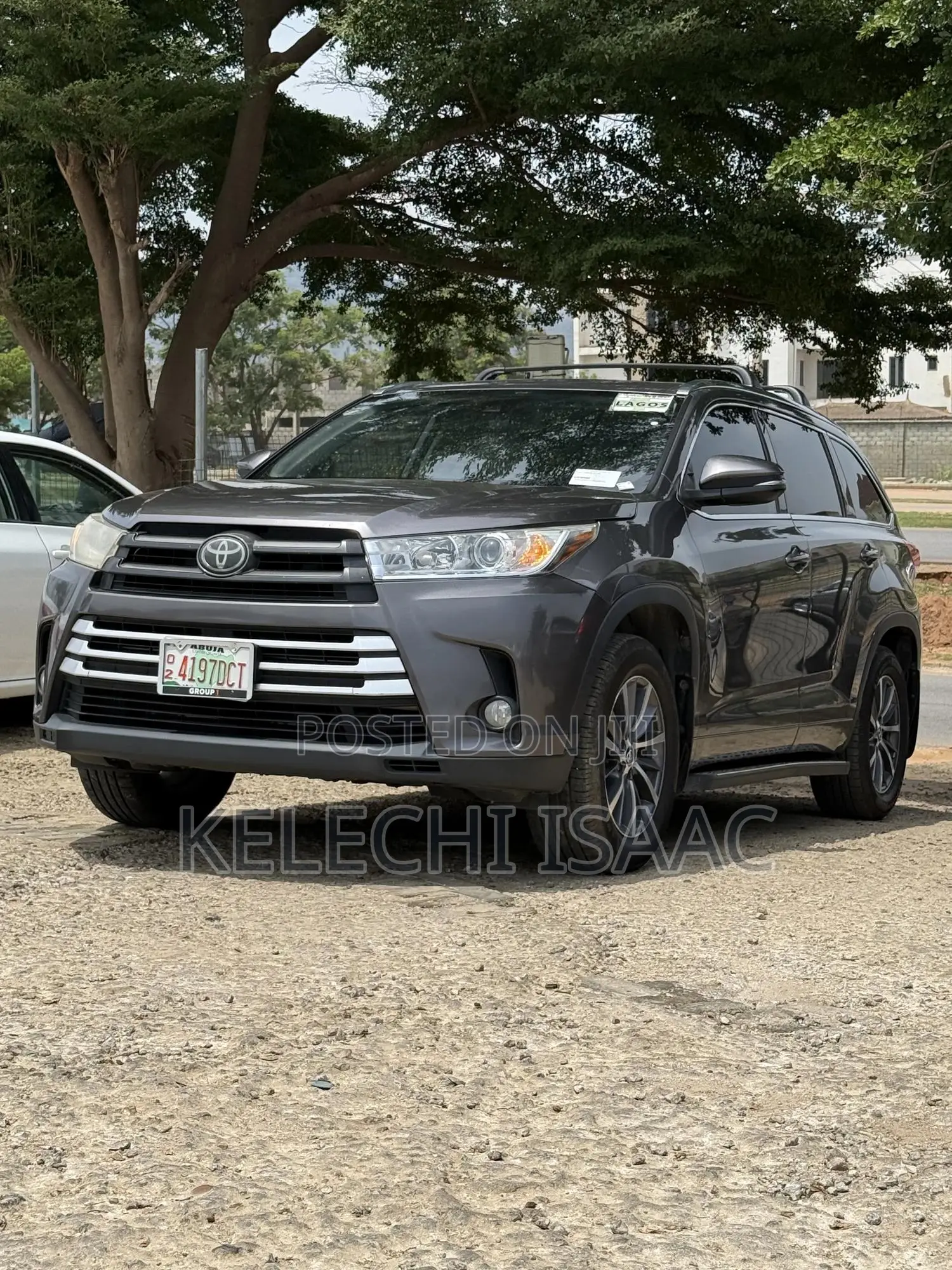 Toyota Highlander XLE 4x4 V6 (3.5L 6cyl 8A) 2018 Gray