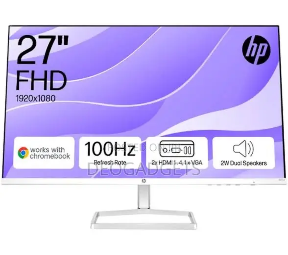 Hp 27 Inches FHD Monitor With Speaker.