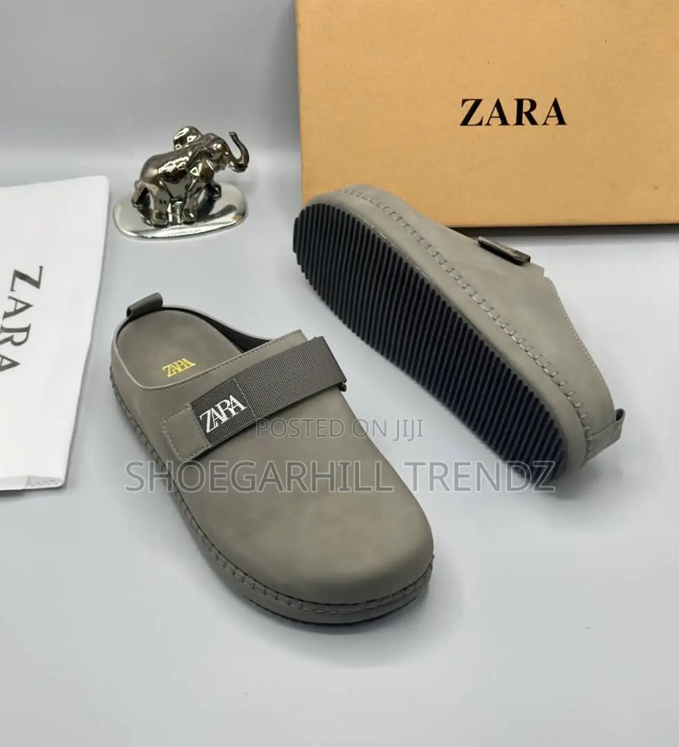 Zara Premium Suede Clogs for Men – Refined Comfort Style