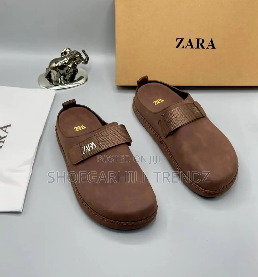 Zara Premium Suede Clogs for Men – Refined Comfort Style