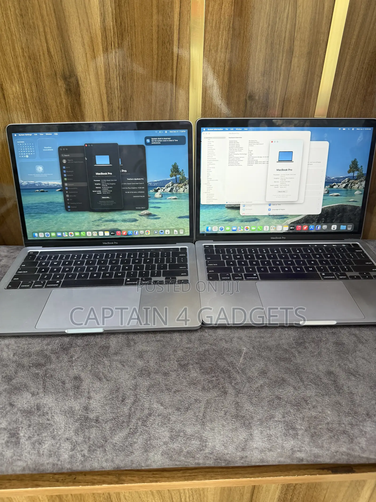 Laptop Apple MacBook Pro 2020 16GB Intel Core i7 SSD 512GB