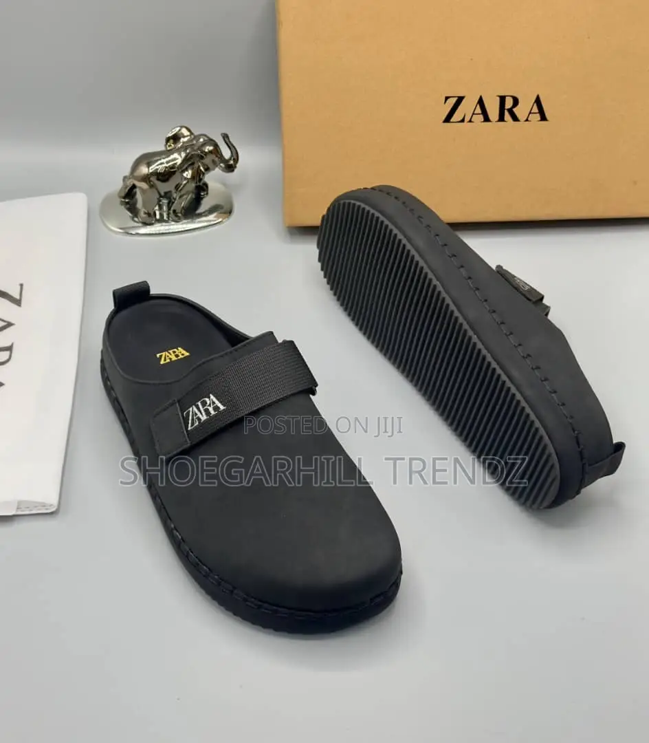 Zara Premium Suede Clogs for Men – Refined Comfort Style