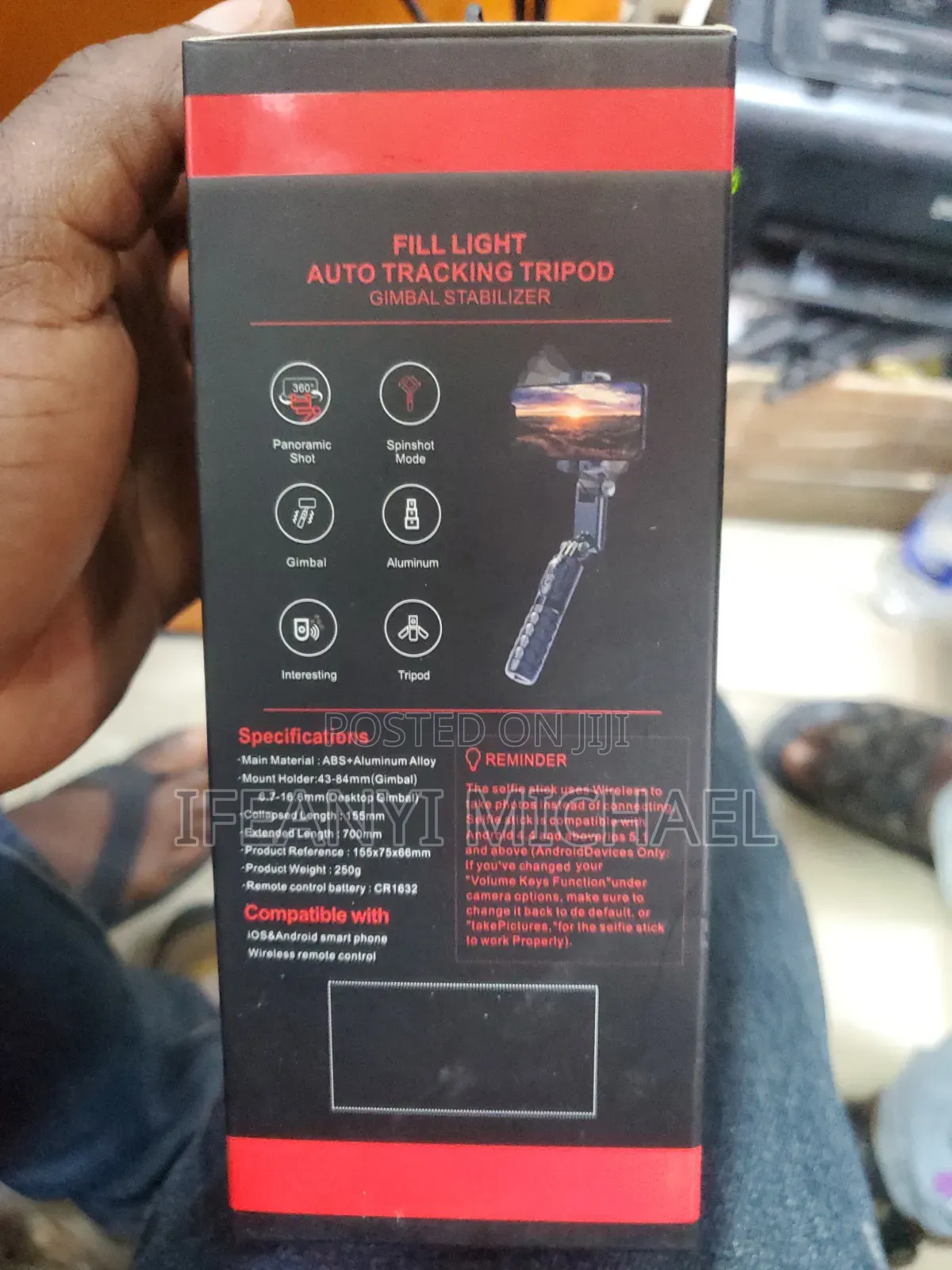 Q18 360° Rotating Desktop Tripod