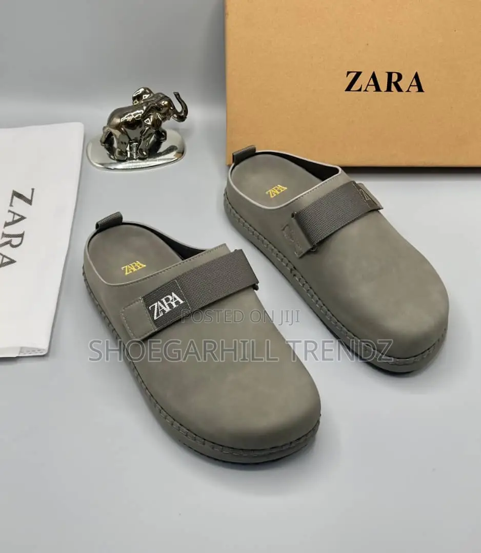 Zara Premium Suede Clogs for Men – Refined Comfort Style