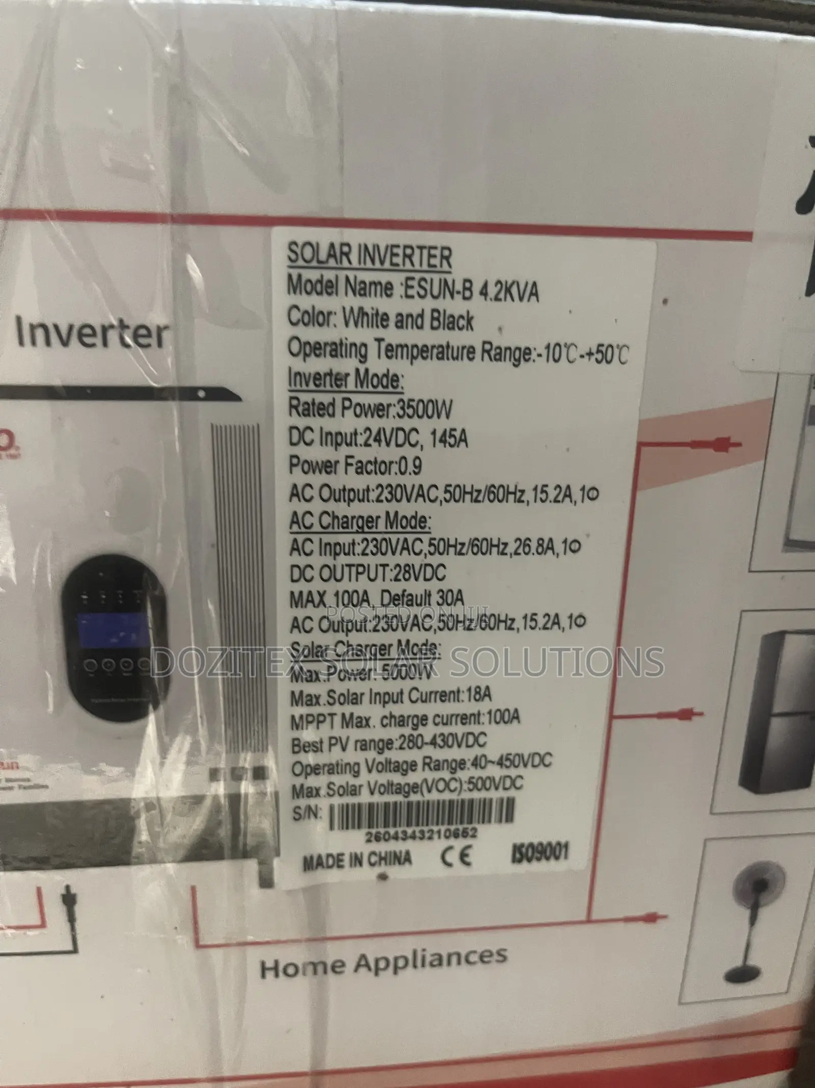Sako 4.2kva/24v Solar Inverter