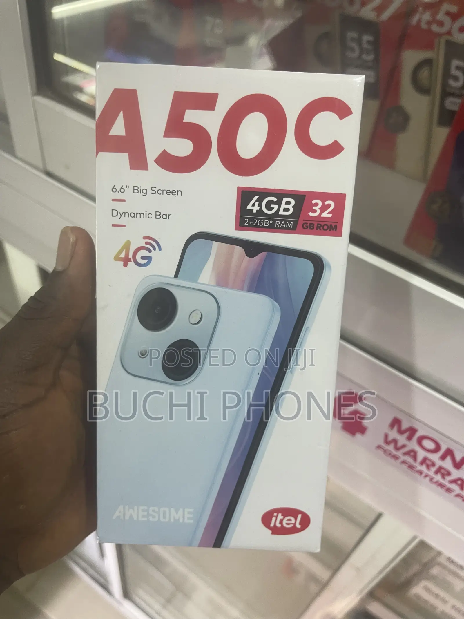 New Itel A50C 32 GB Black