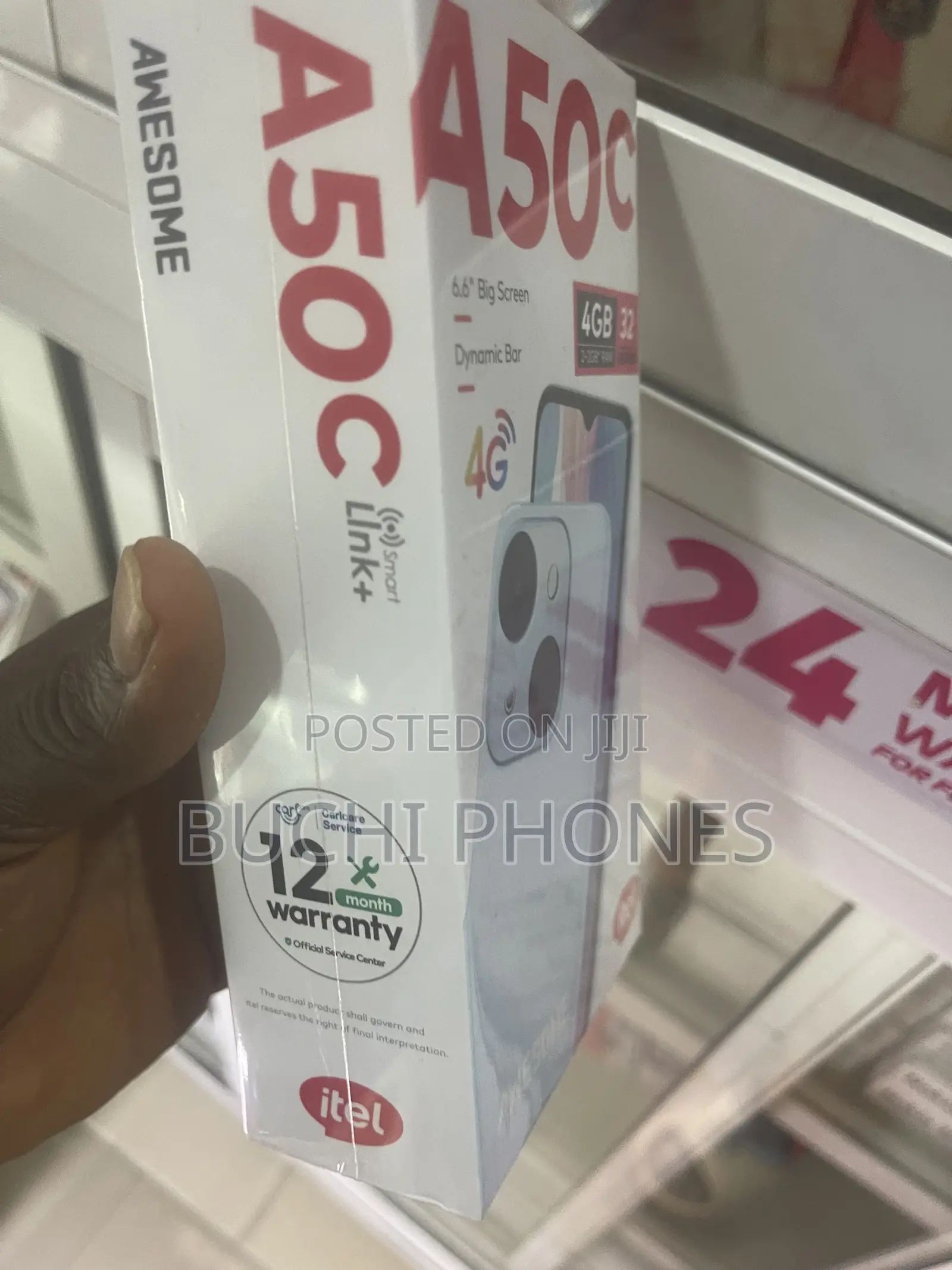 New Itel A50C 32 GB Black