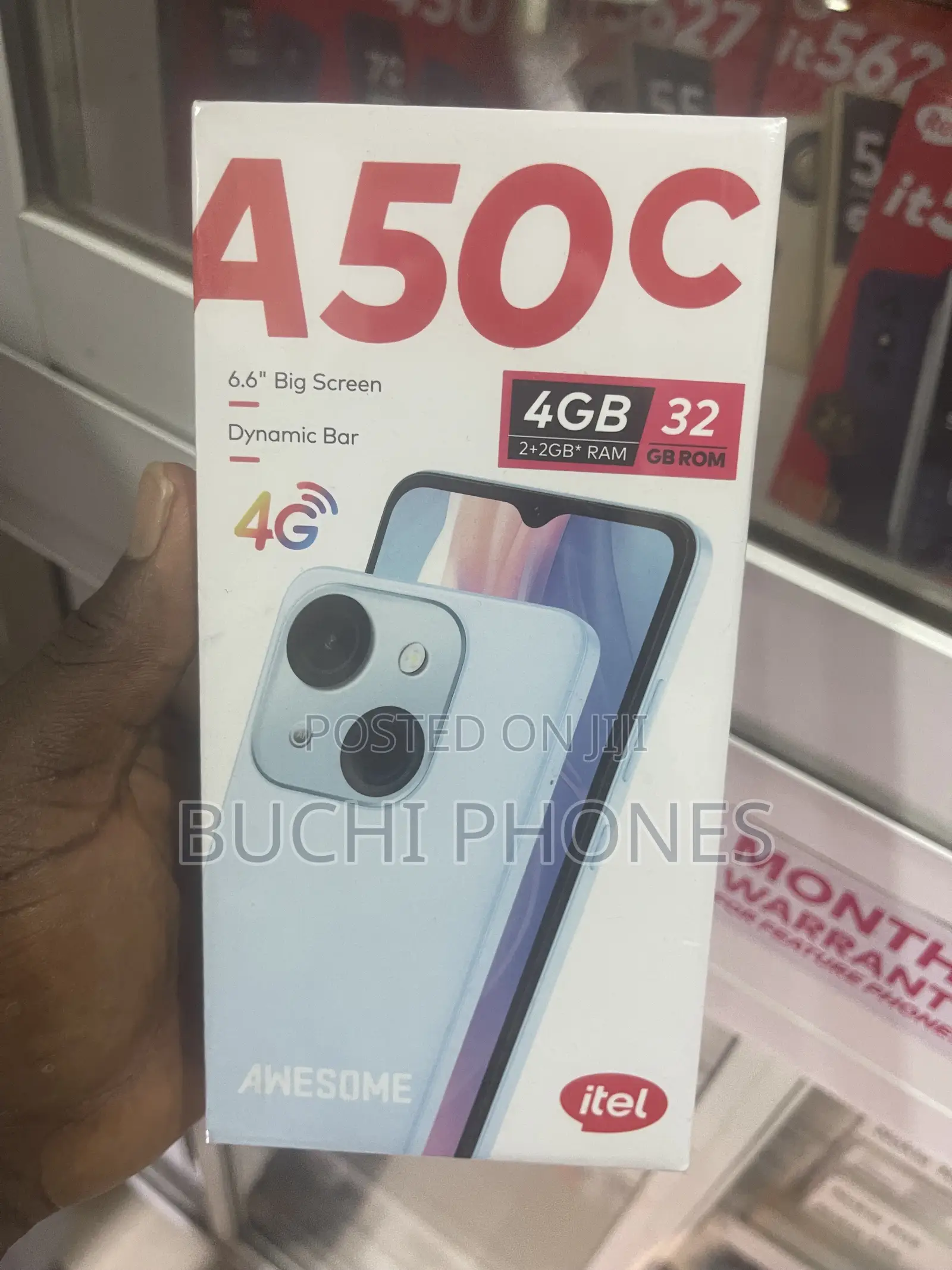 New Itel A50C 32 GB Black