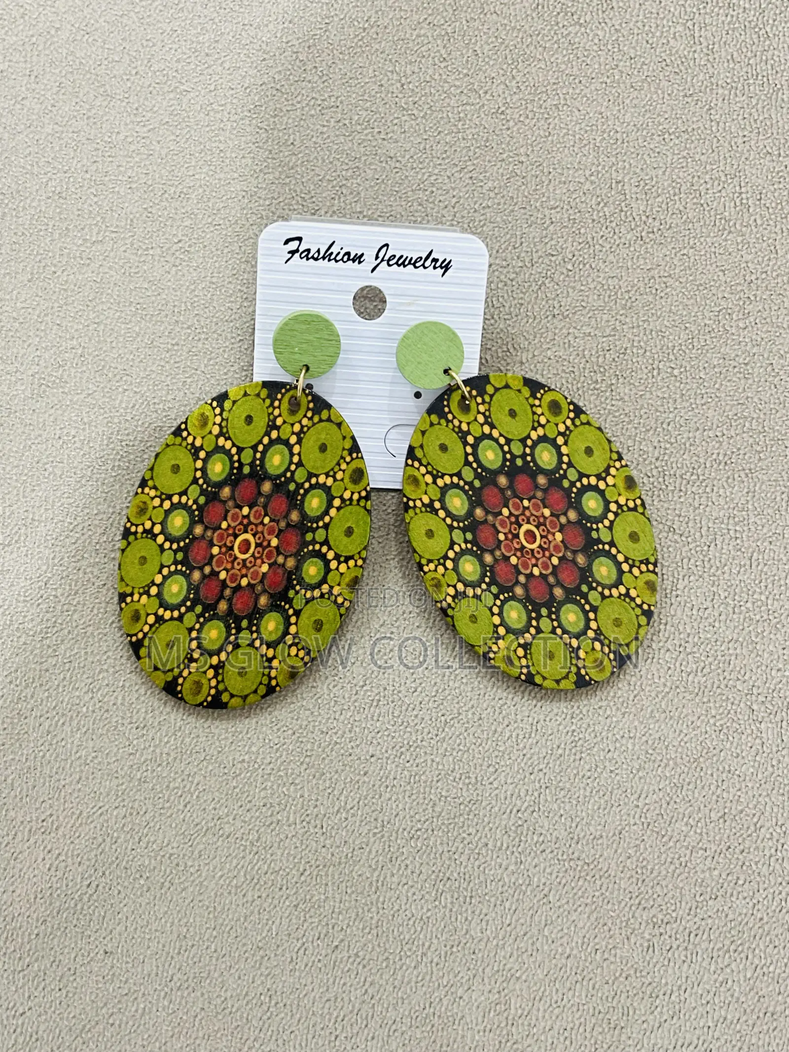 Africa Wooden Earring