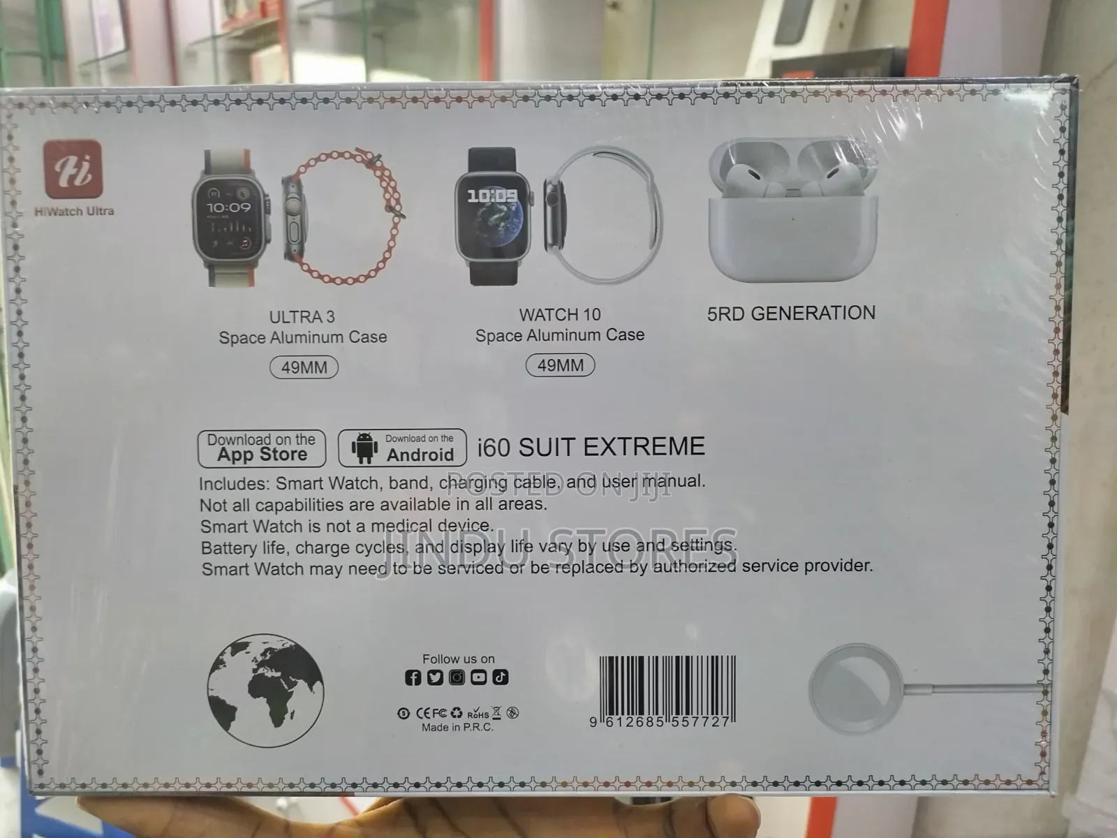 Hiwatch Ultra I60 Suit Extreme Smart Watch