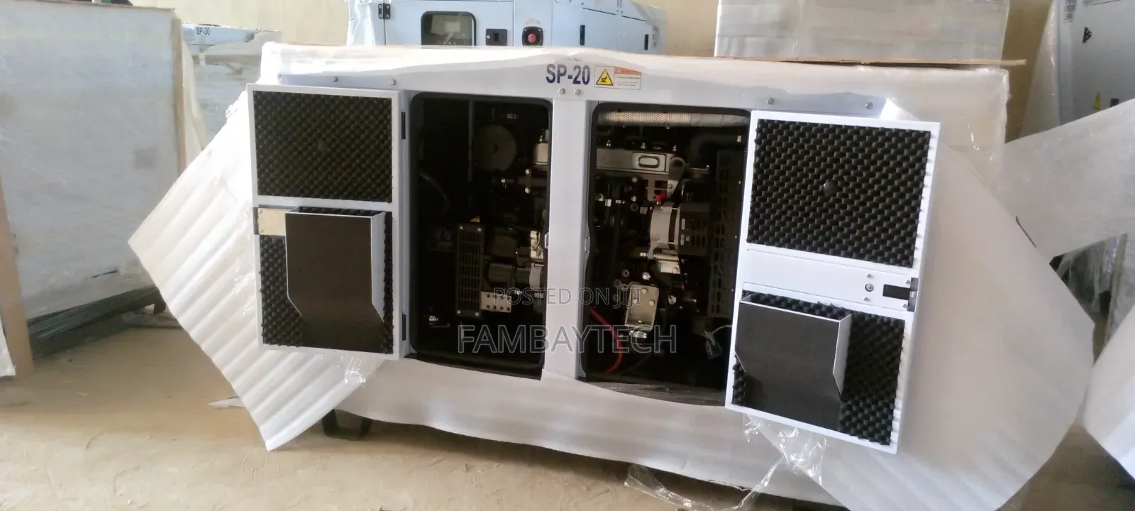 Quiet Power With Perkins 20kva Generator