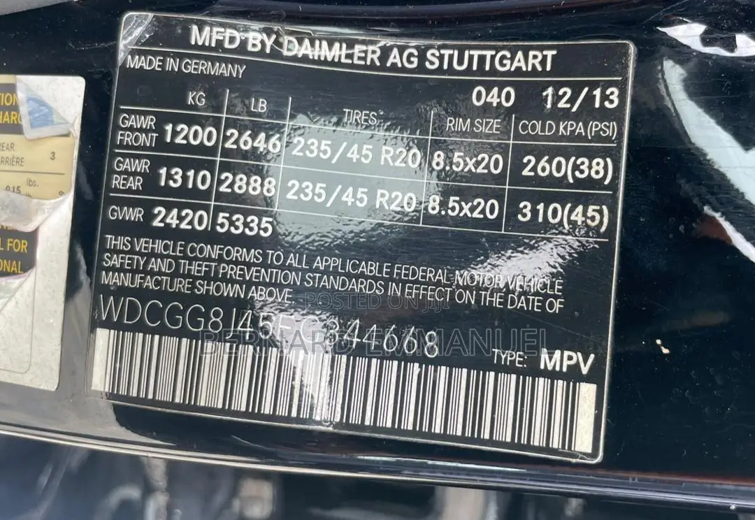 Mercedes-Benz GLK-Class 350 SUV 2013 Black