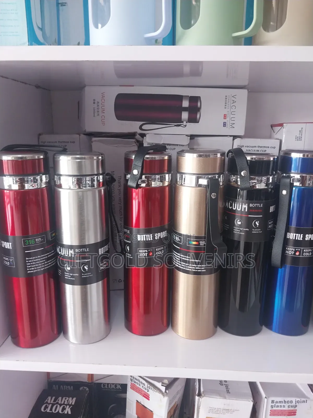 1000ml Double Wall Vaccum Insulated Stainless Steel Flask