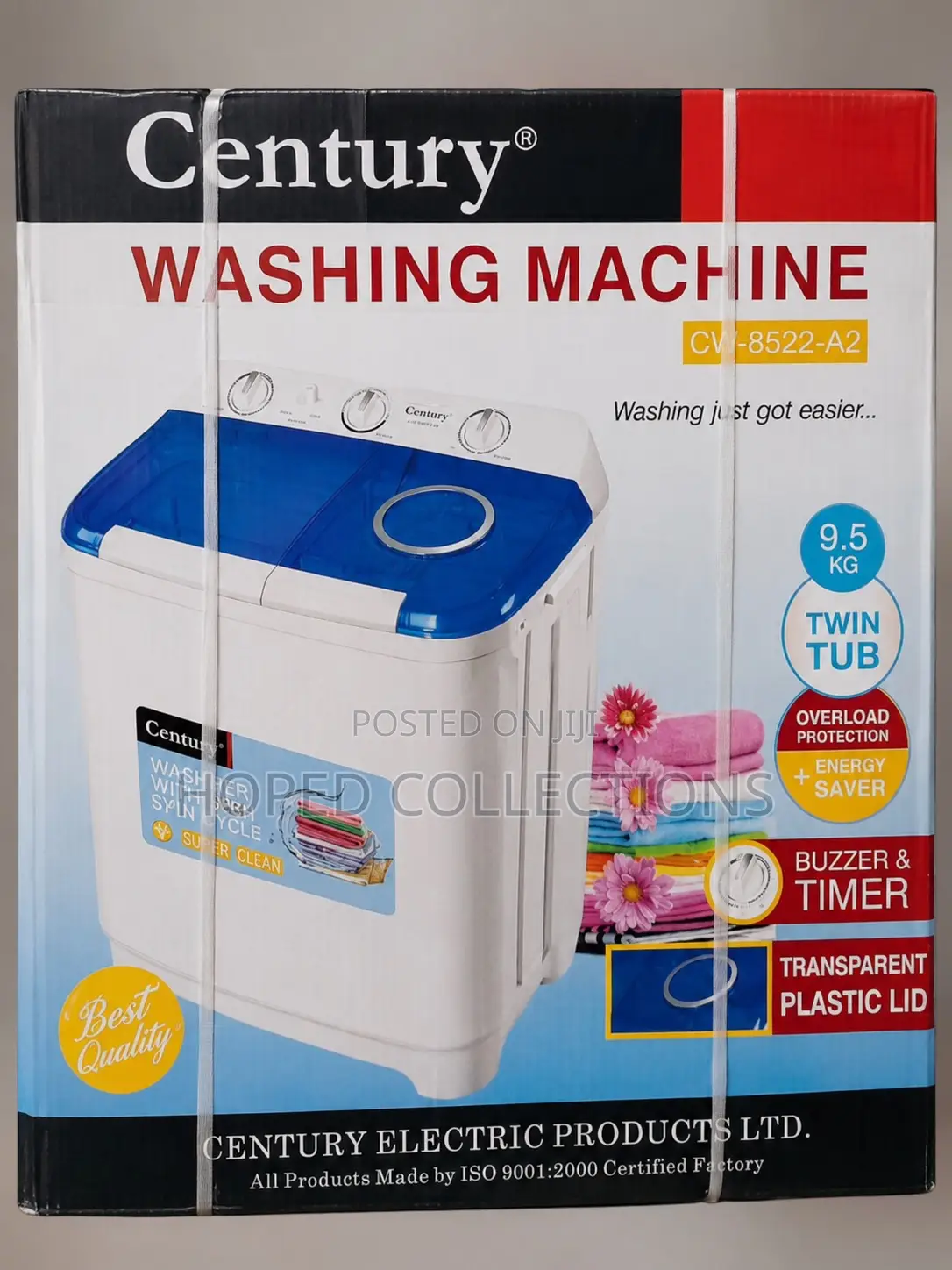 Century Washing Machine 9.5kg
