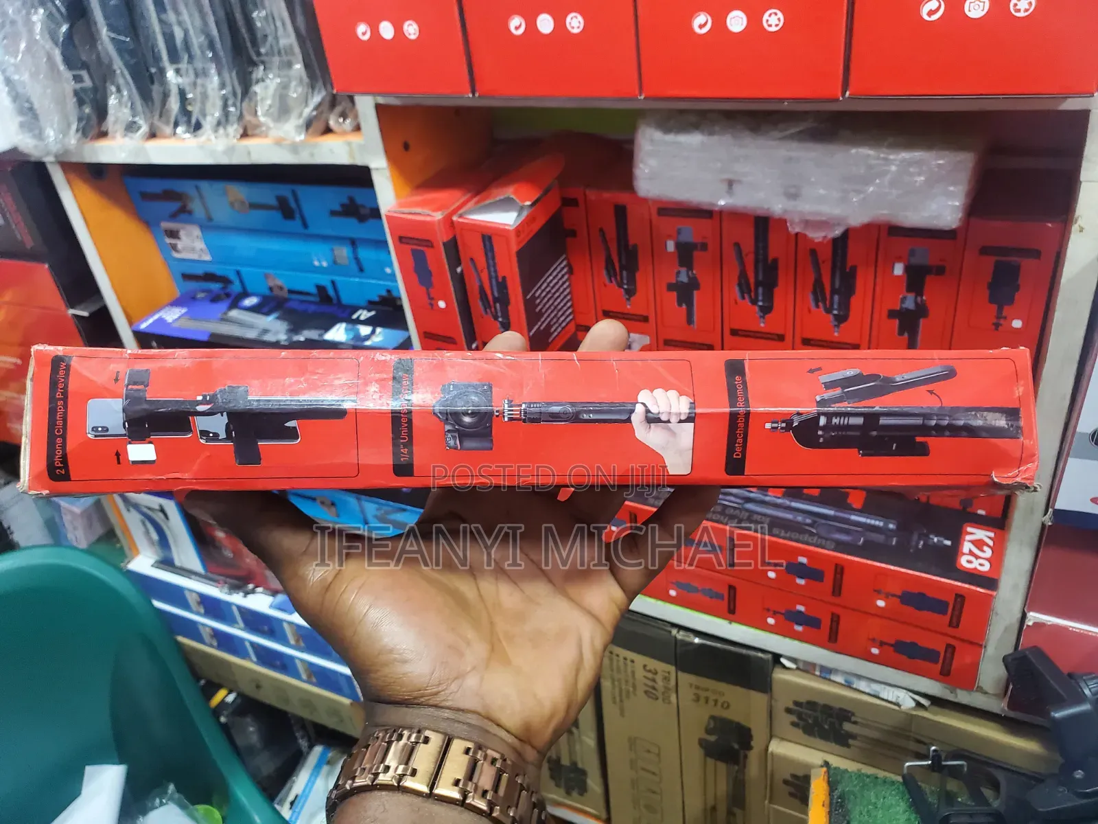 Handheld Bluetooth-Compatible Selfie Stick Tripod 175cm