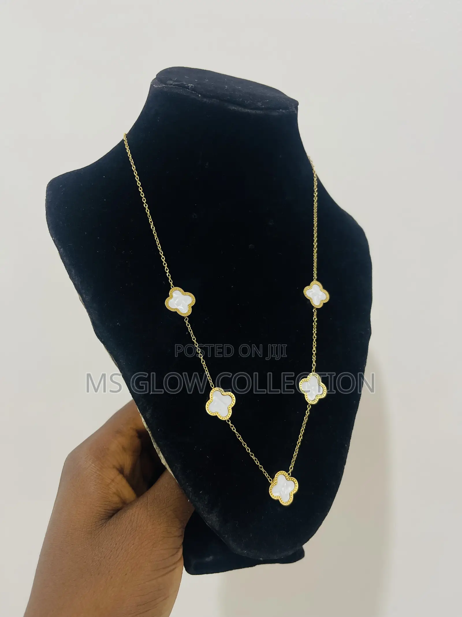 White Clover Necklace