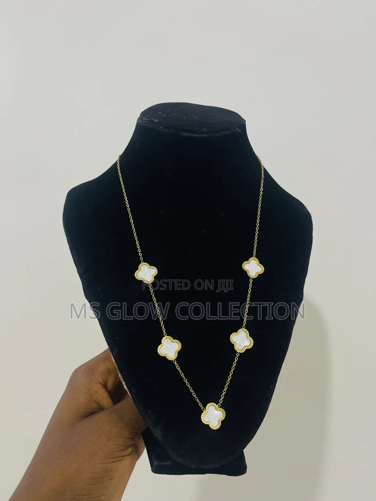 White Clover Necklace