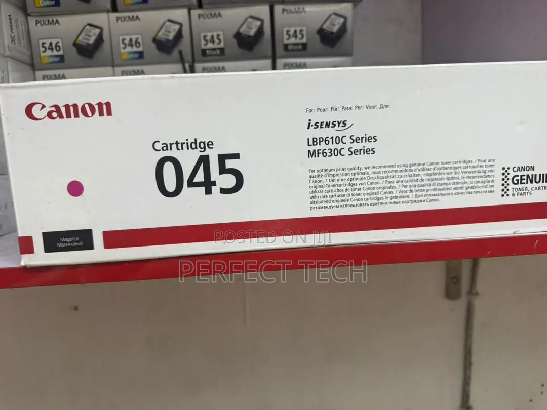 Canon Genuine Toner Cartridges 045 Black, Cyan Yellow Magenta Set