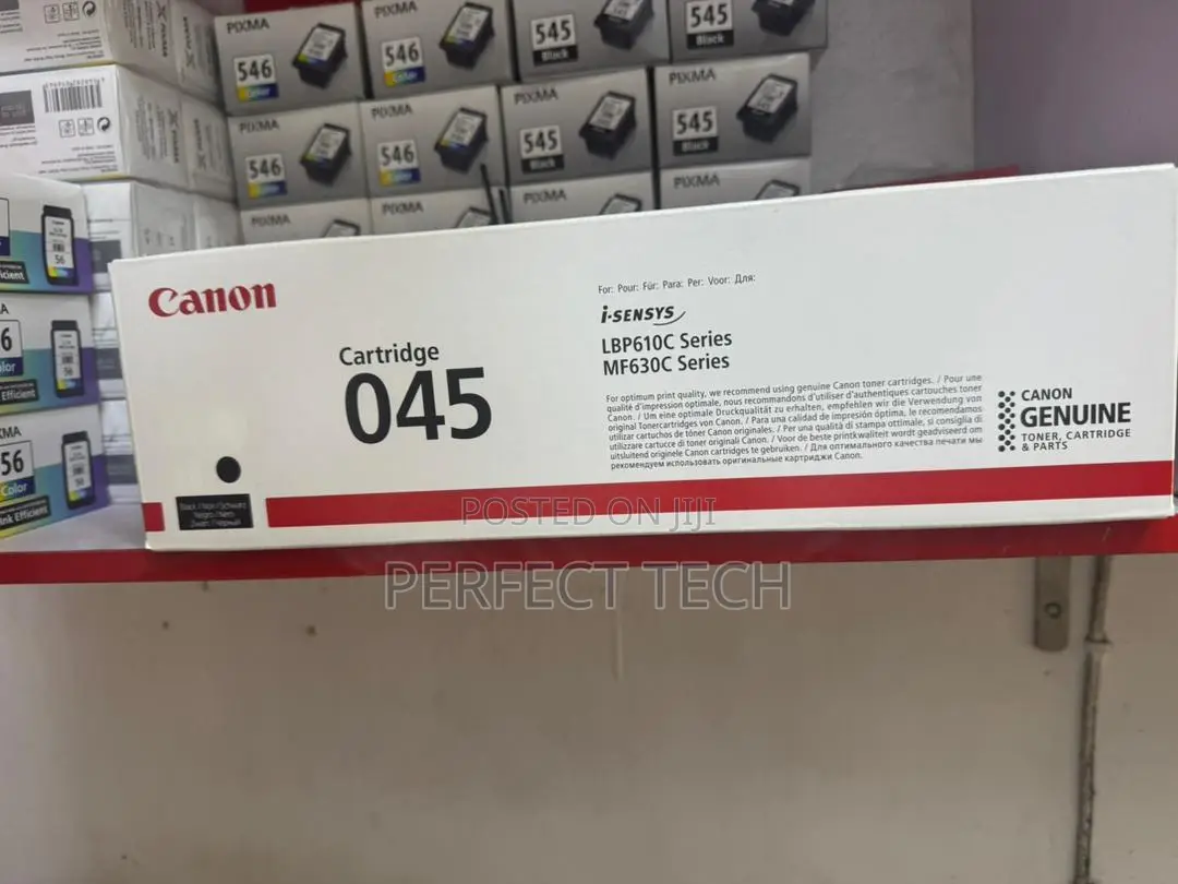 Canon Genuine Toner Cartridges 045 Black, Cyan Yellow Magenta Set