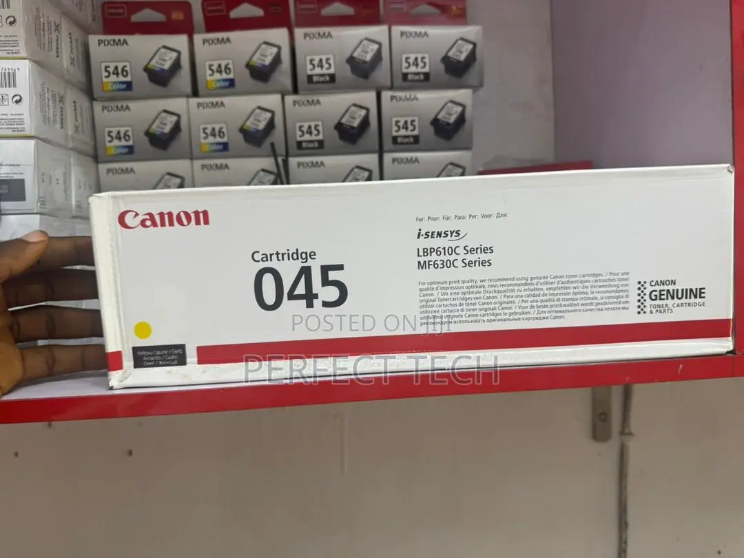 Canon Genuine Toner Cartridges 045 Black, Cyan Yellow Magenta Set