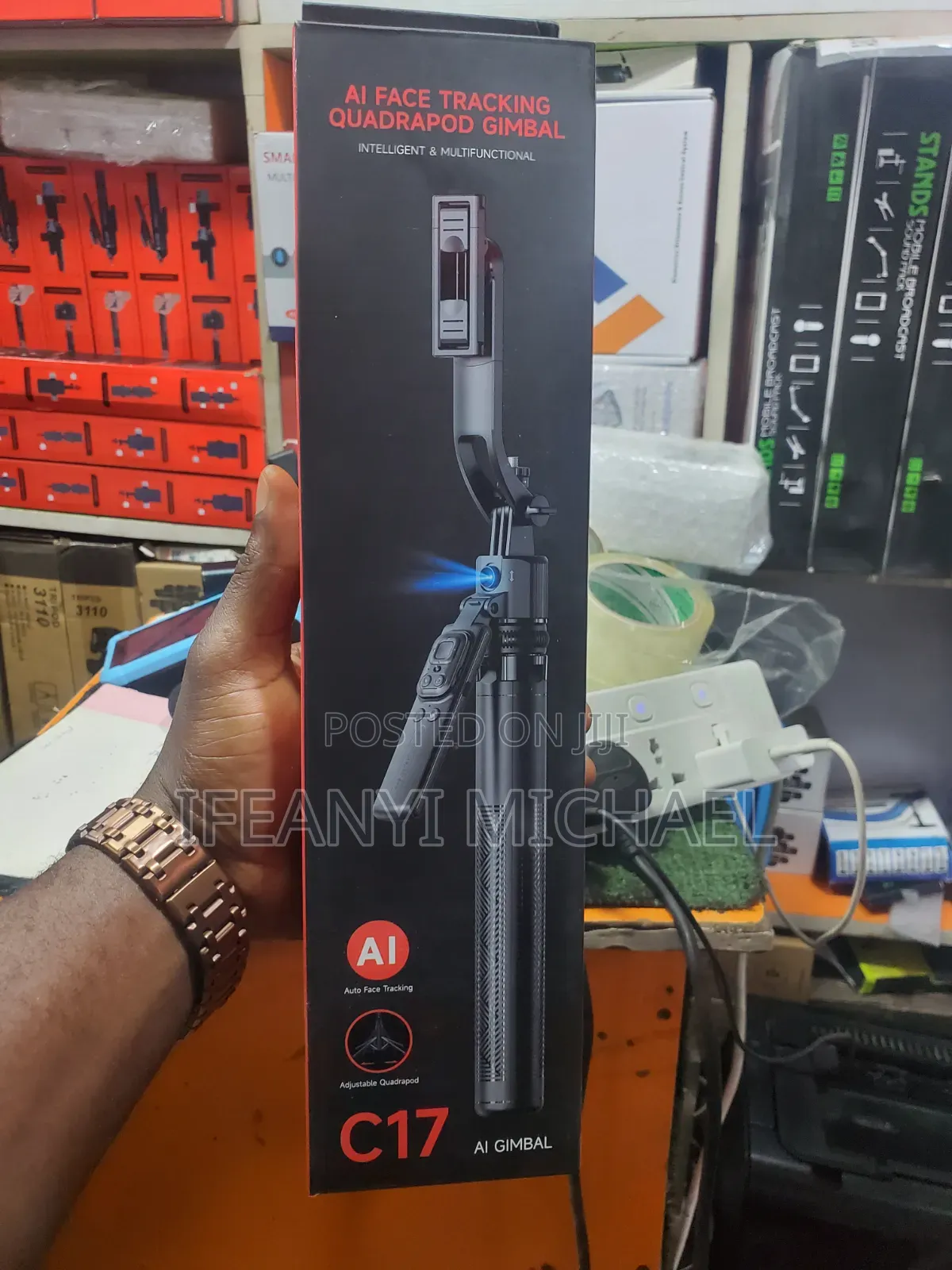 C17 Ai Face-Tracking Quadrapod Gimbal