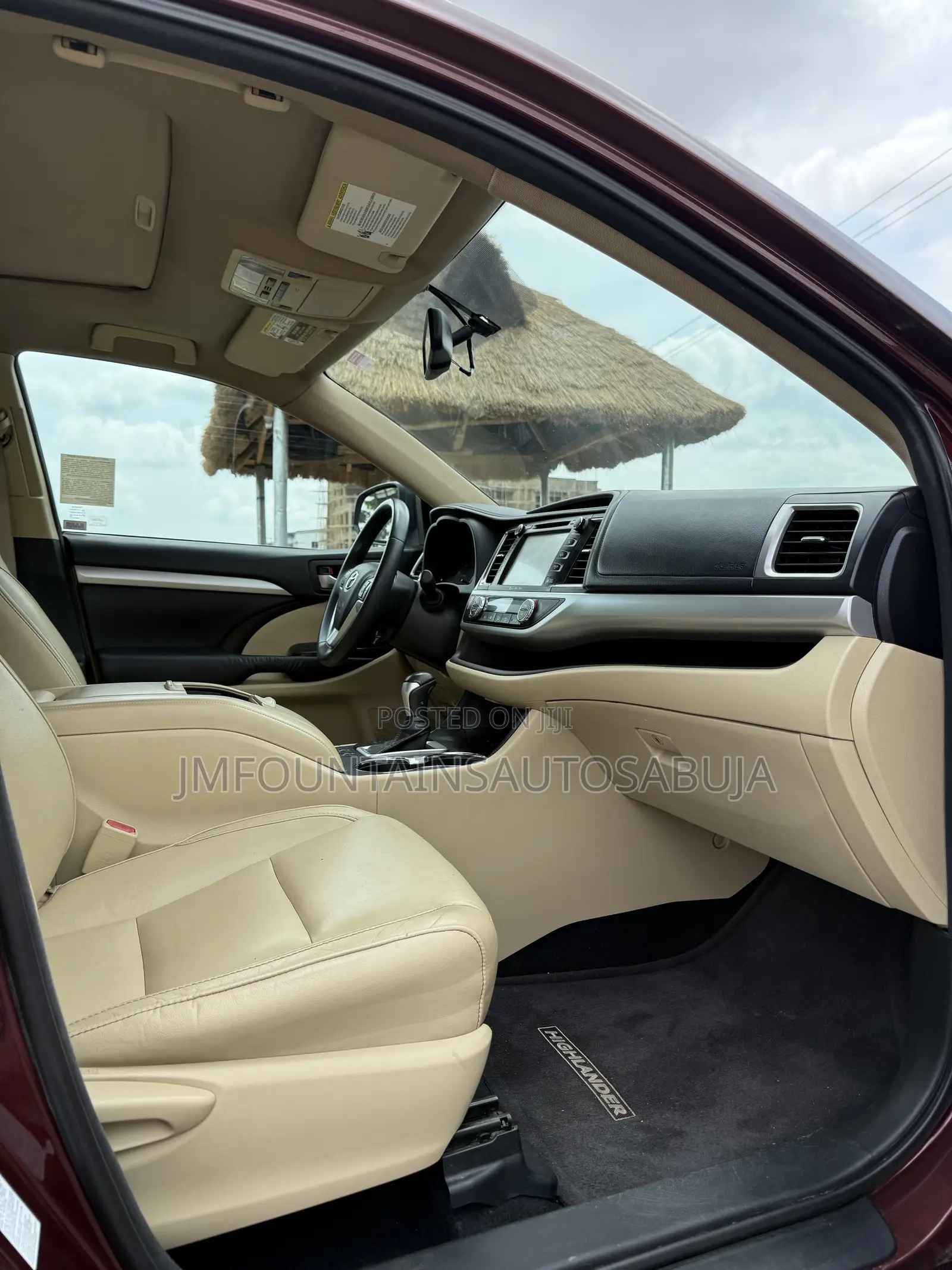 Toyota Highlander XLE V6 4x4 (3.5L 6cyl 6A) 2016 Burgundy