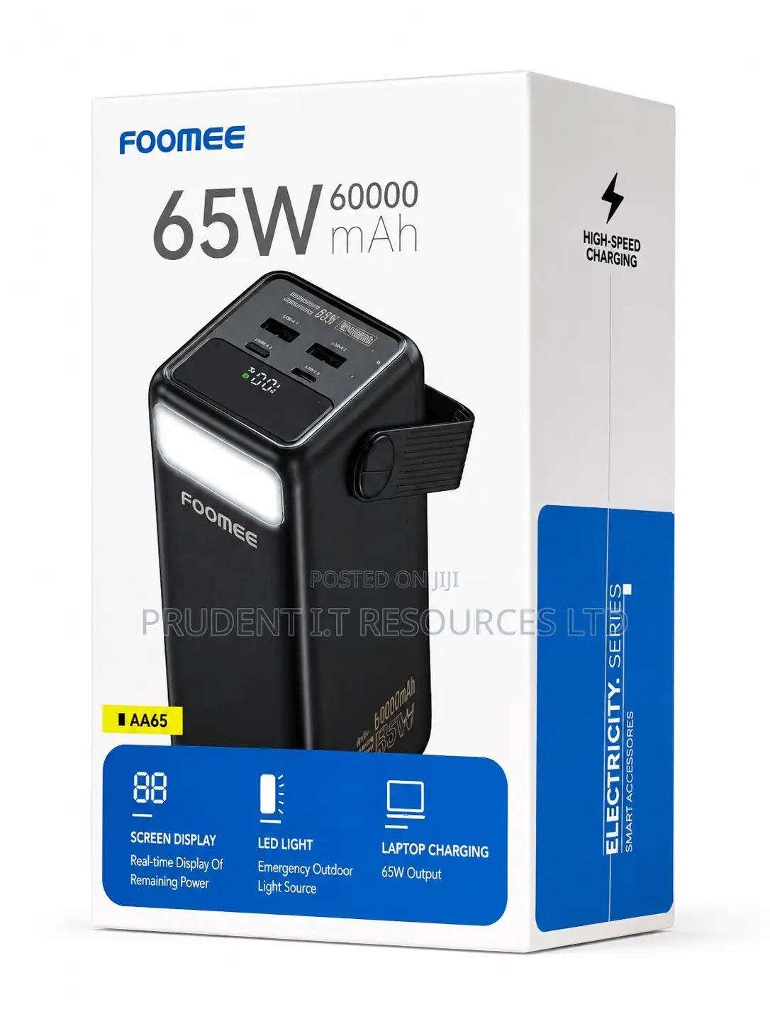 60,000mah Foomee Aa65 65w Power Bank
