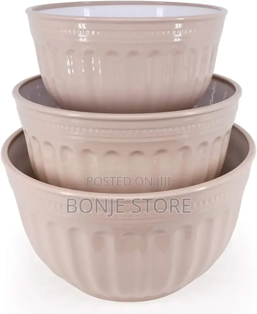 3 PCS Multipurpose Storage Salad Bowl With Airtight Lid for Microwave