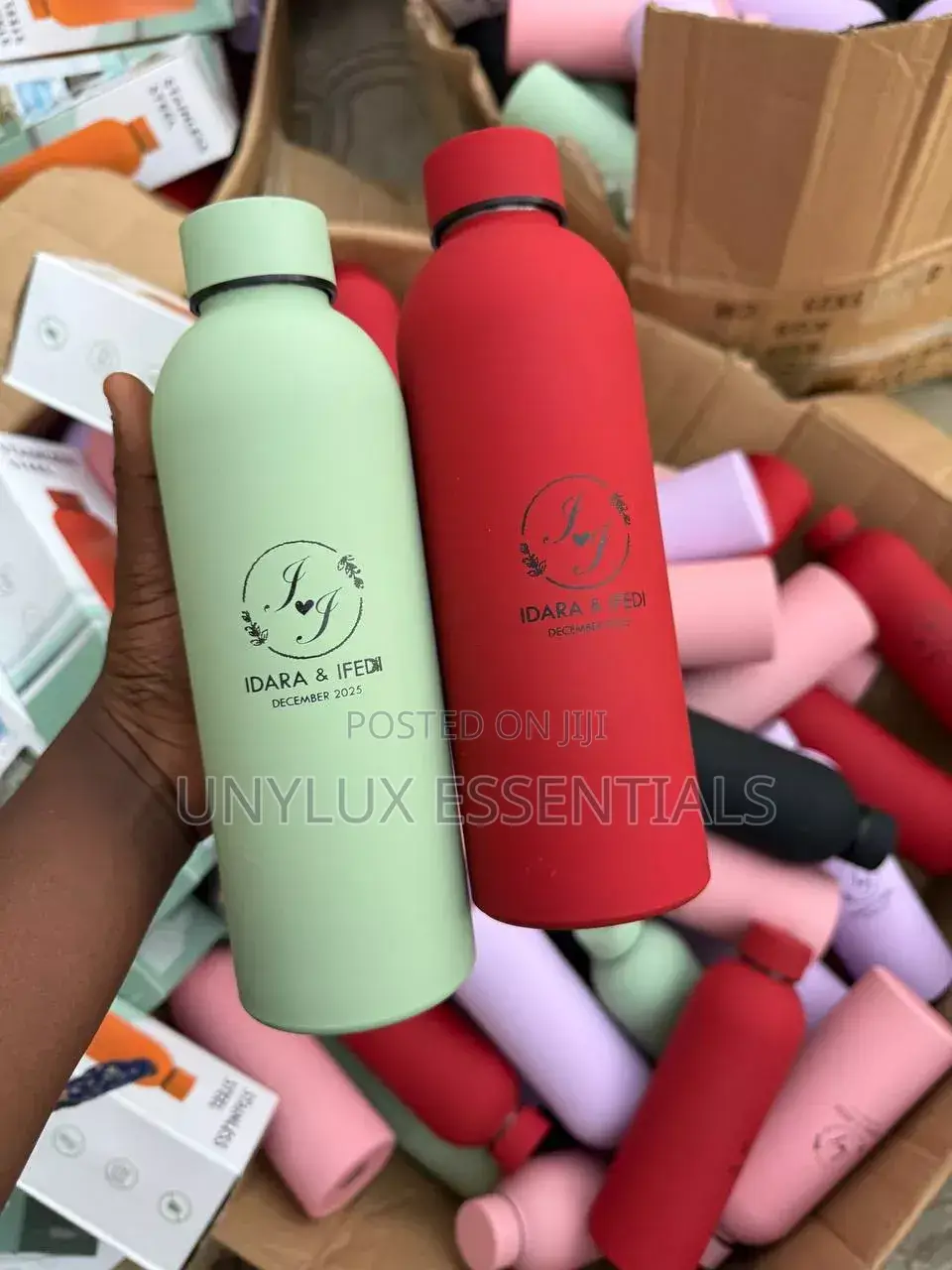 Matte Flask With Handle (Branding Available)
