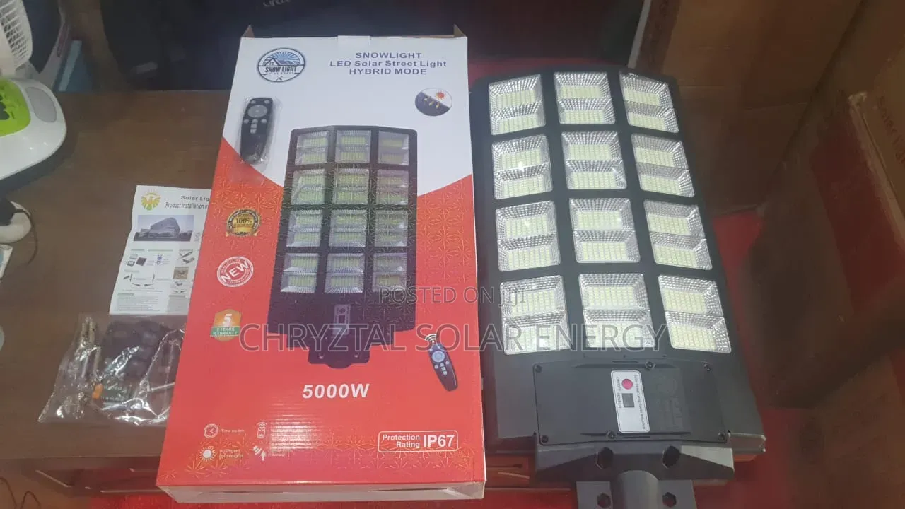 5000watts 24eye Solar Street Light With Remote Control Kits