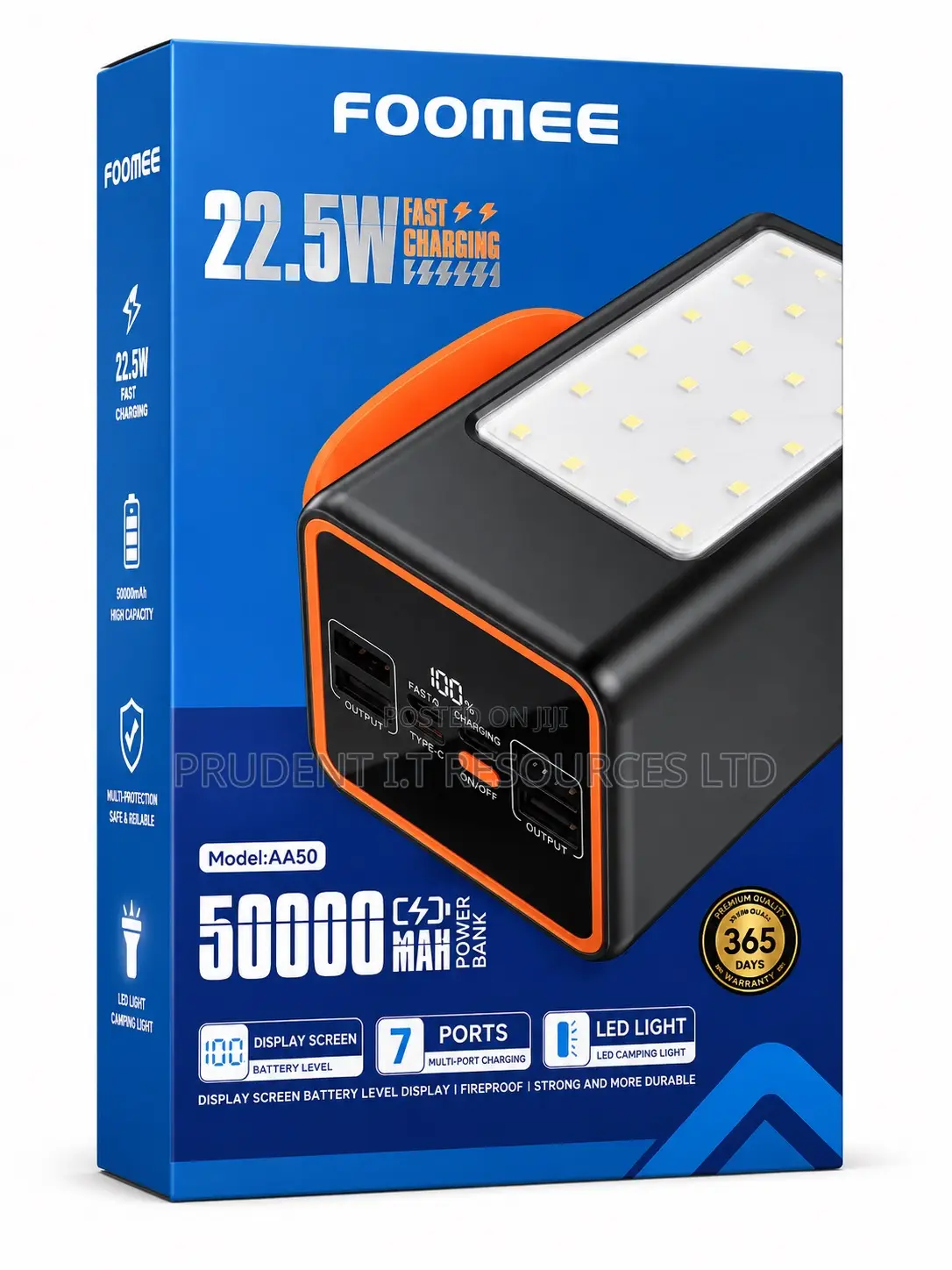50,000mah Foomee Aa50 Fast Charging Power Bank
