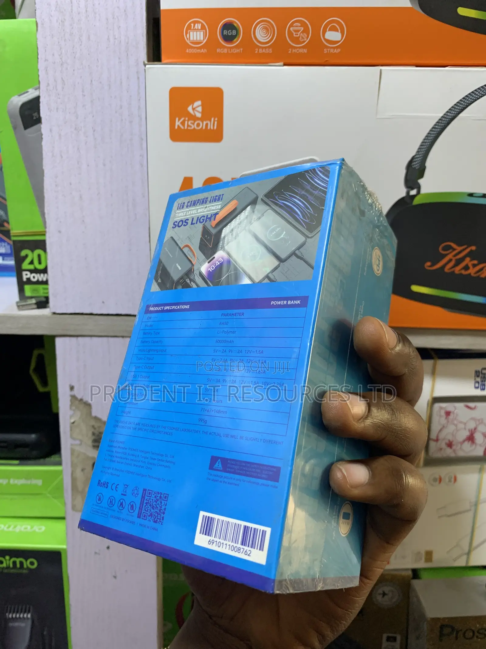 50,000mah Foomee Aa50 Fast Charging Power Bank