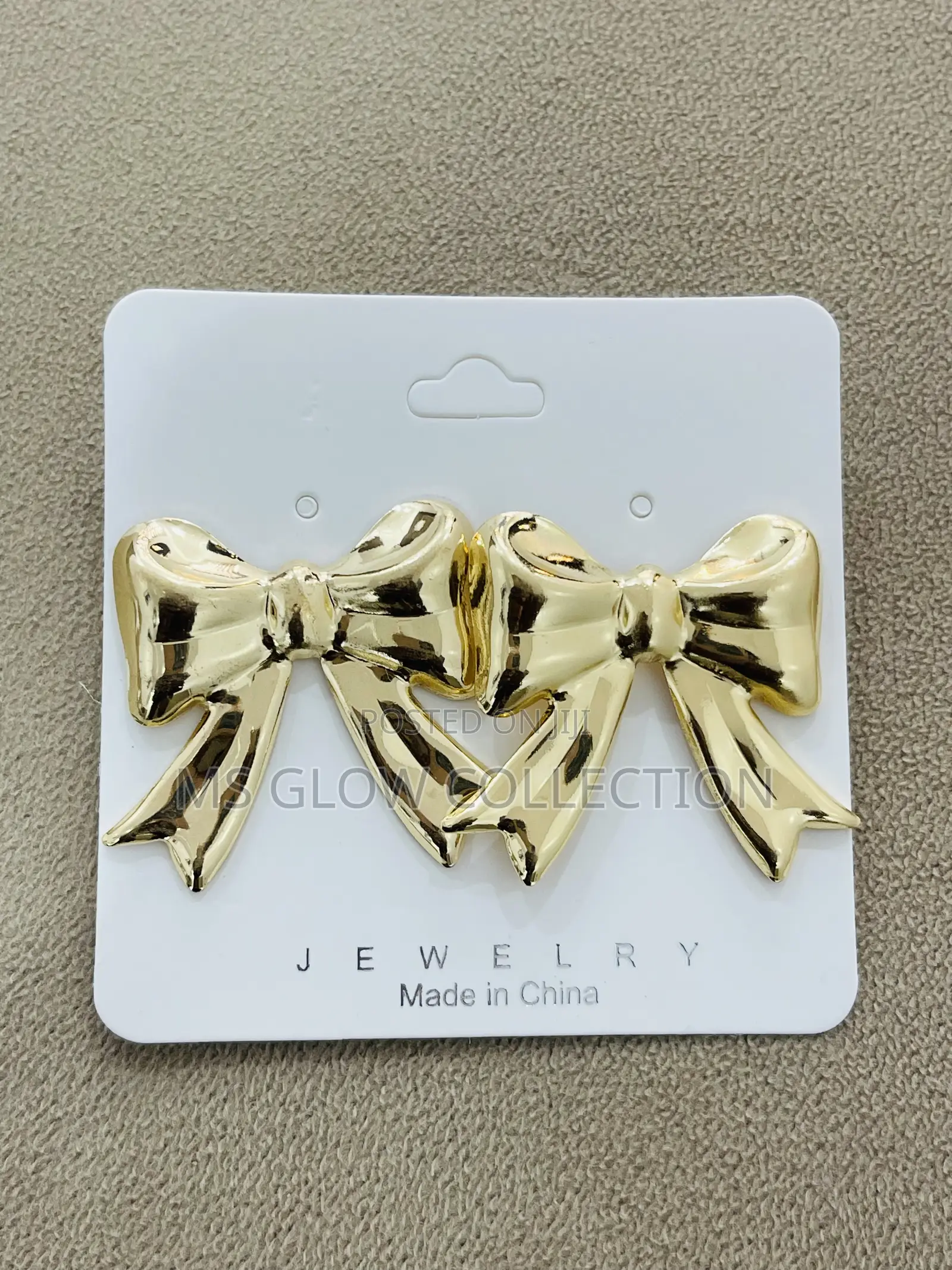 Bow Steel Earrings
