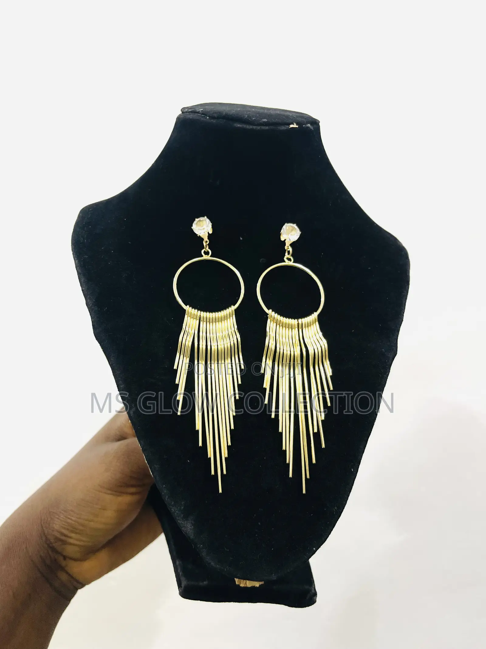 Tassel Hoop Earrings