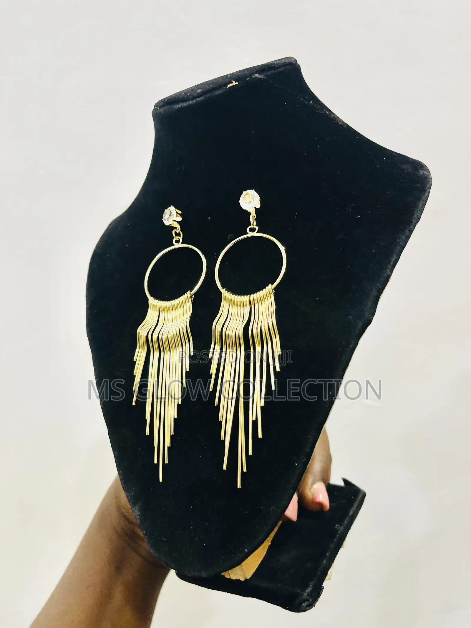 Tassel Hoop Earrings
