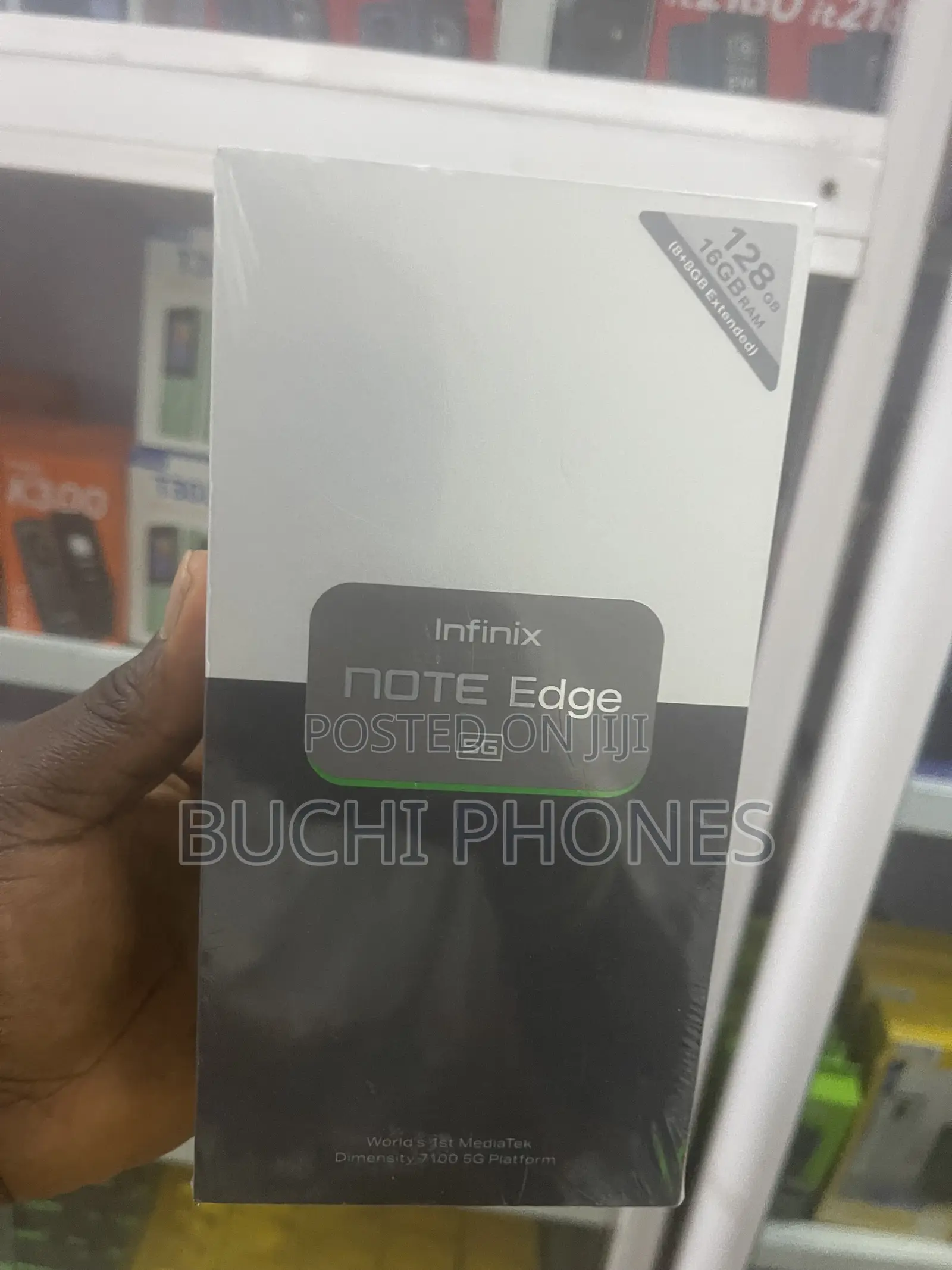 New Infinix Note Edge 128 GB Black