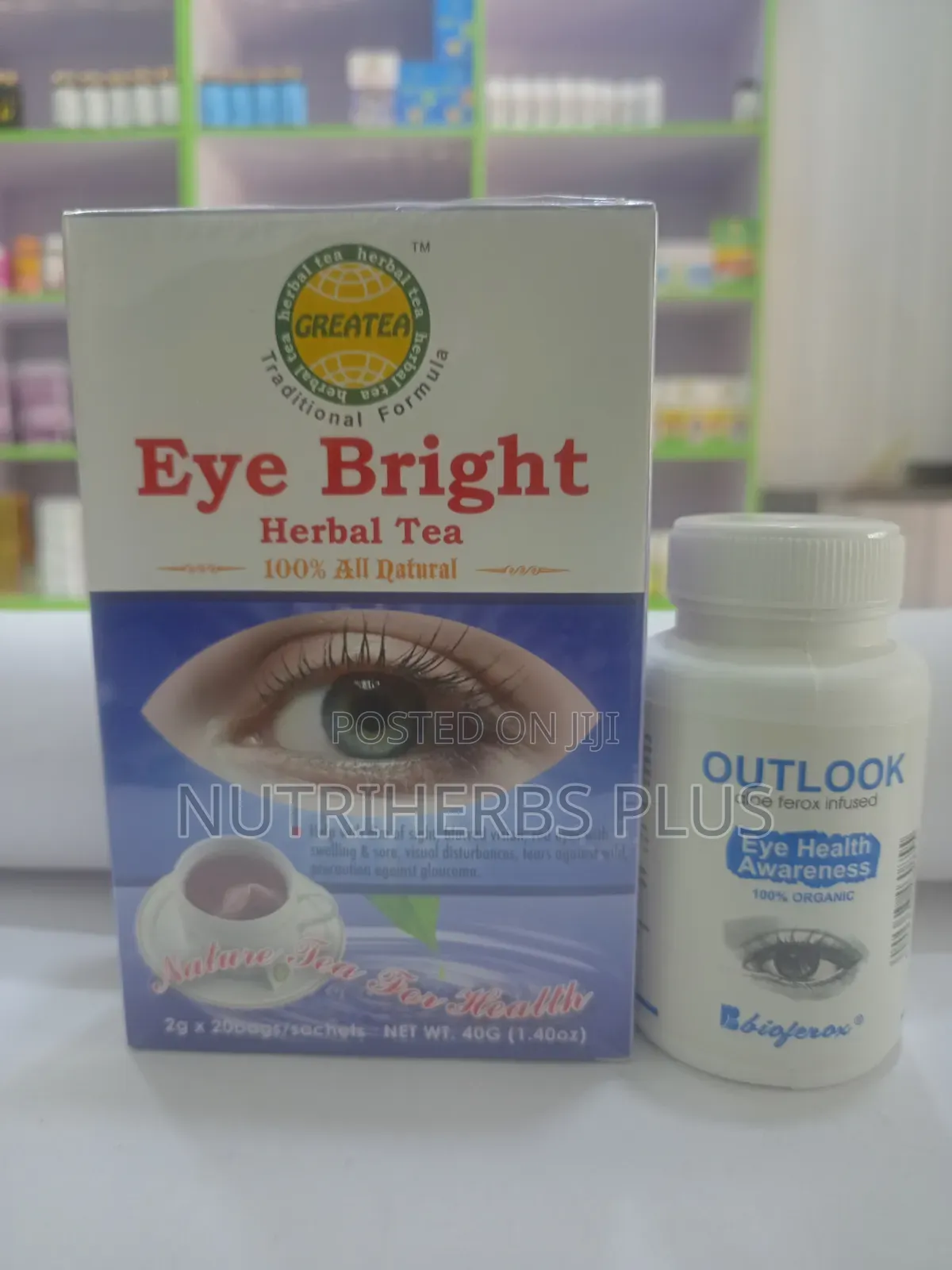 Aloe Ferox Outlook Capsules Greatea Eye Bright Tea: Protect Eye Health