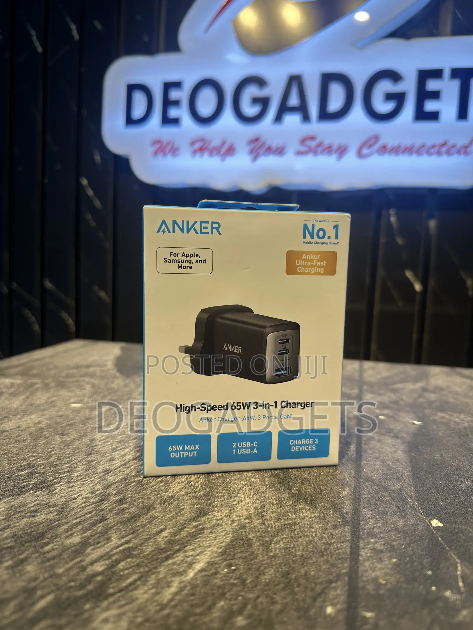 65w 3-in-1anker Charger
