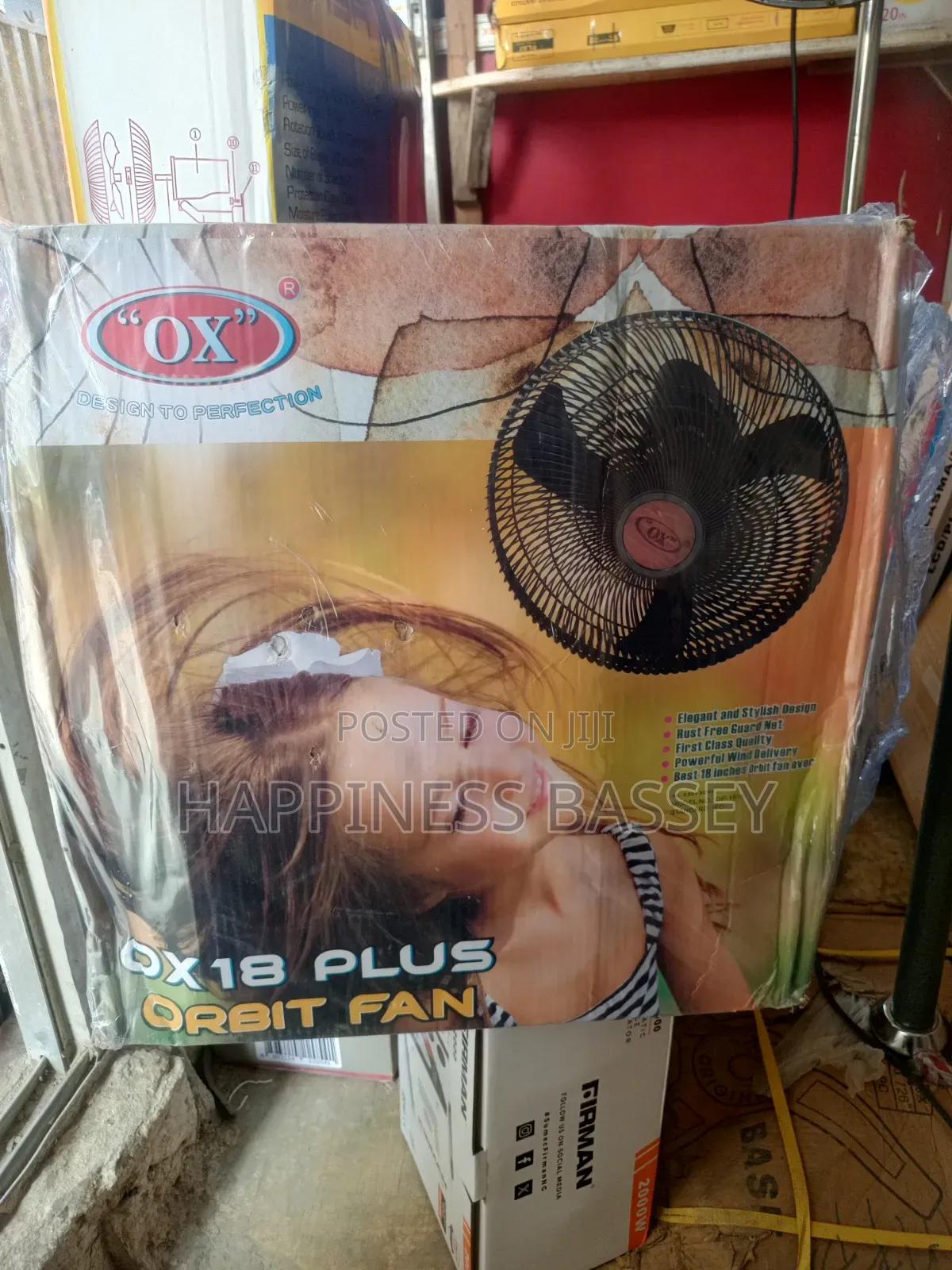 Ox Plus Wall Orbit Fan