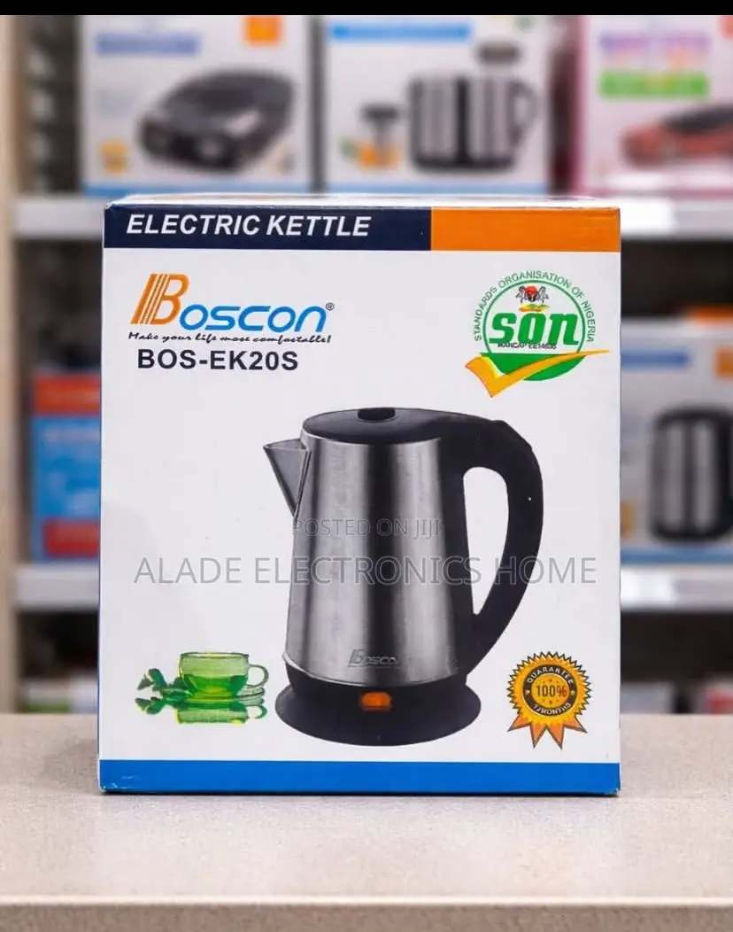 Original Boscon 2ltrs” Electric Kettle. 5yrs Warranty