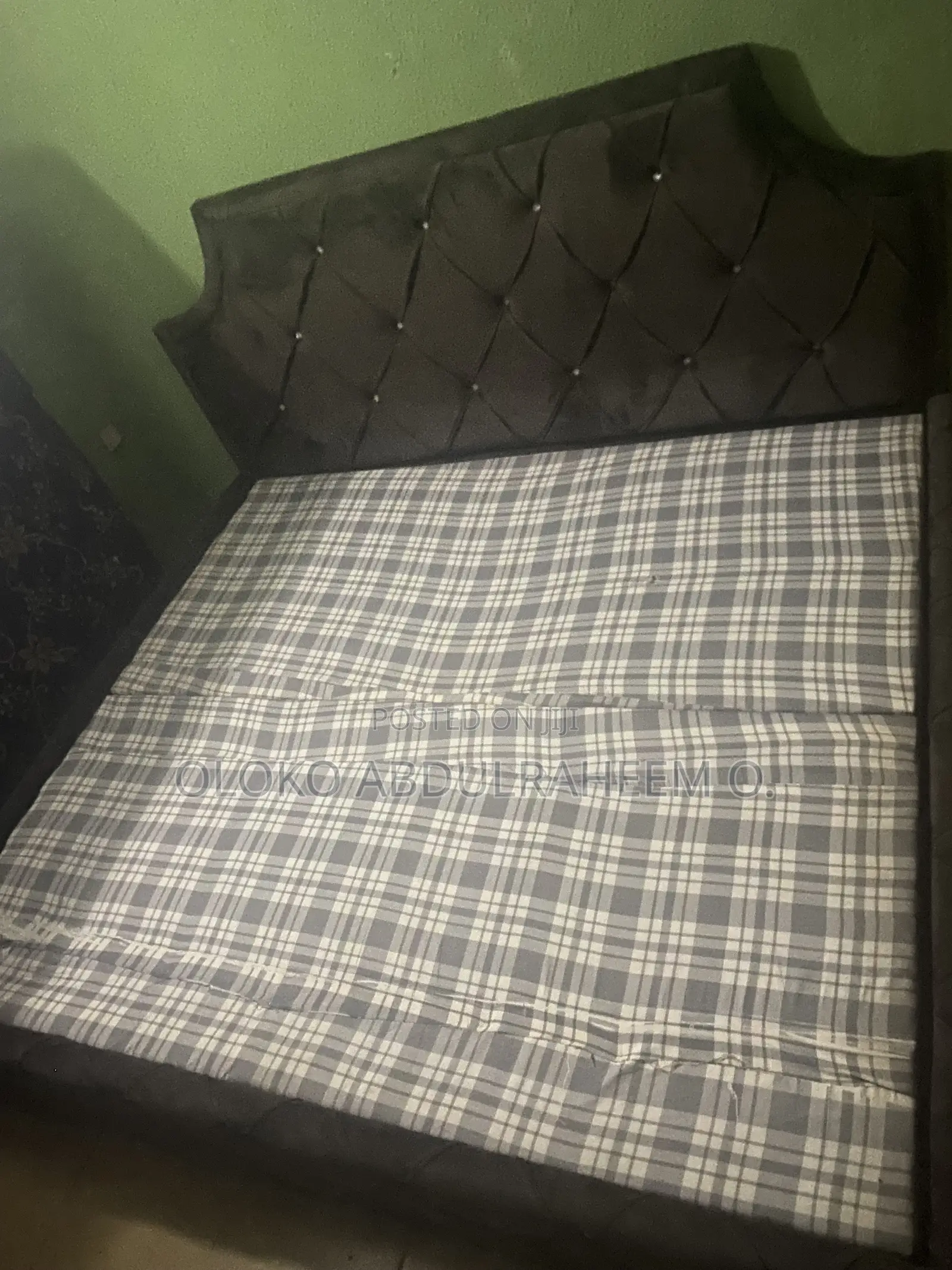 7x6 Padded Upholstery Bed Frame