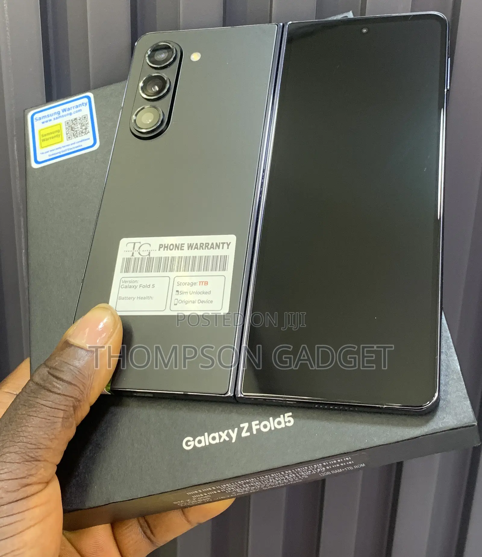 Samsung Galaxy Fold 5G 512 GB Black