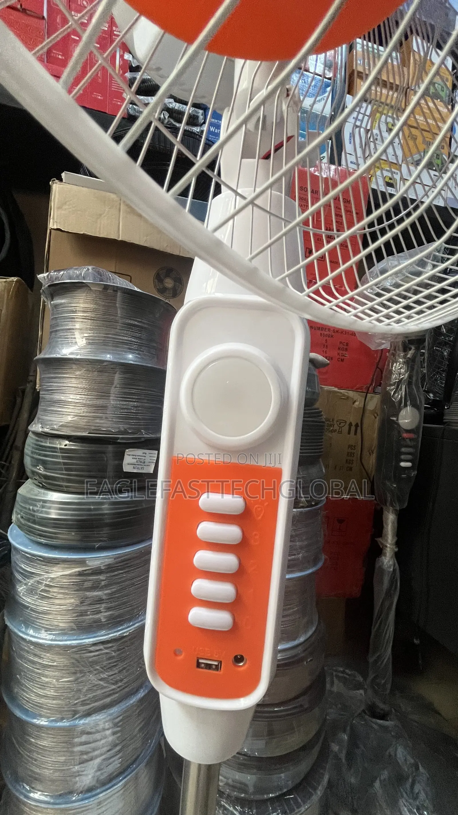 Charweek Solar Rechargeable Fans