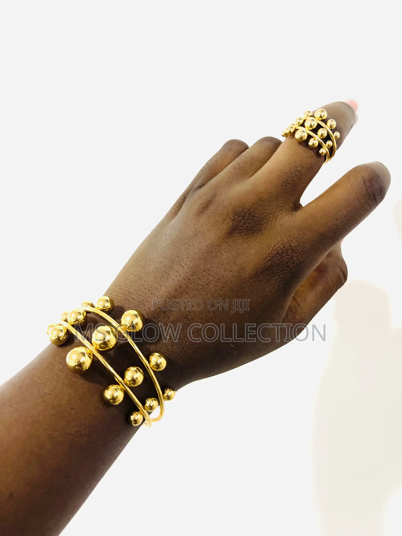 Royal Bubble Bracelet Ring Set